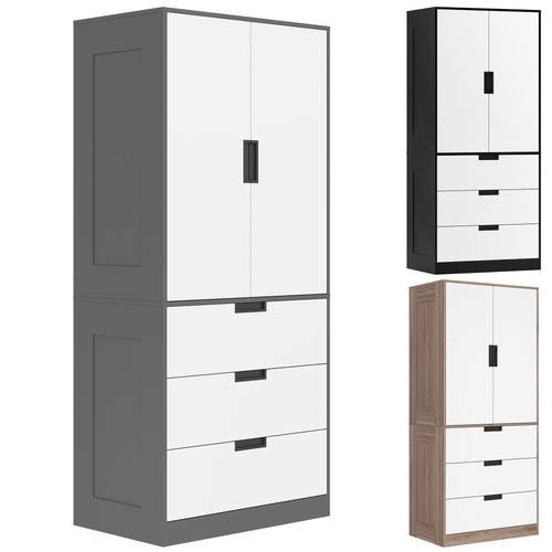 Homcom door wardrobe - door, modern