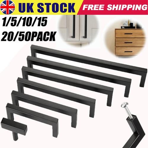 Kitchen door handles black - kitchen,