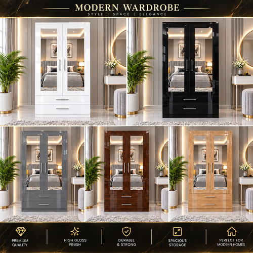 Ready assembled door - door, mirror