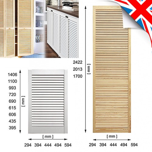 Cupboard wardrobe slatted door - cupboard,
