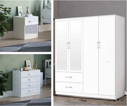 High gloss bedroom - high,