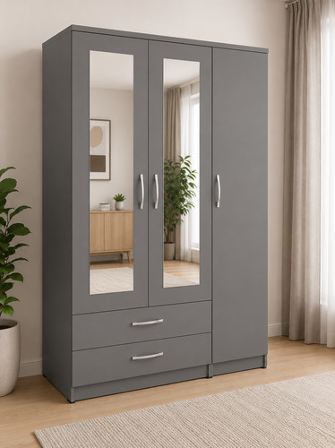 Pre assembled grey - pre, door