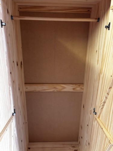 Pine wardrobes 2x3 door 1x2 - pine,
