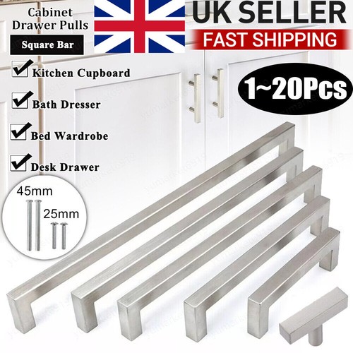 Kitchen door handles silver - kitchen,