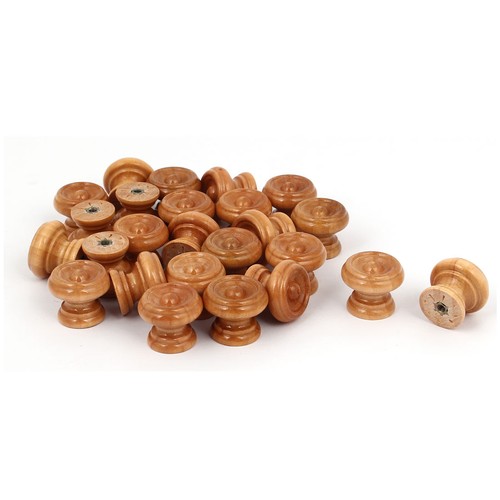 Round wood cabinet - cabinet, door
